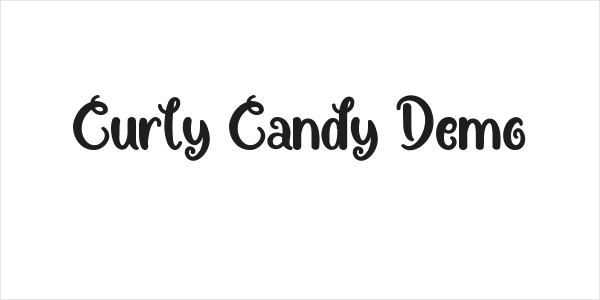 Curly Candy Demo Logo