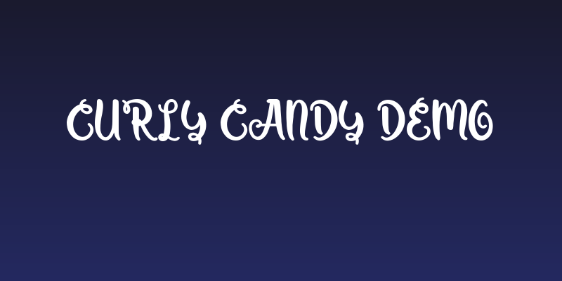 Curly Candy Demo Social Header