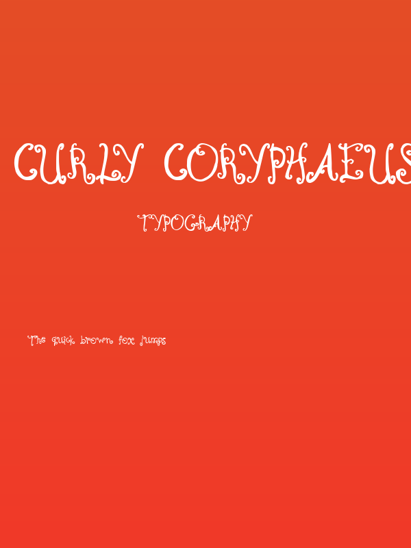 Curly Coryphaeus Poster