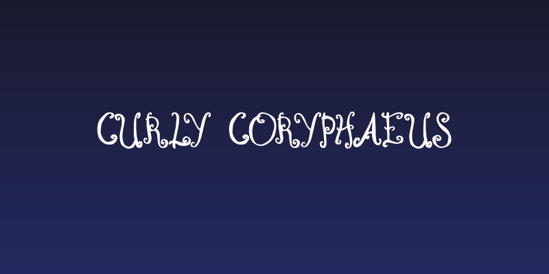 Curly Coryphaeus Social Header