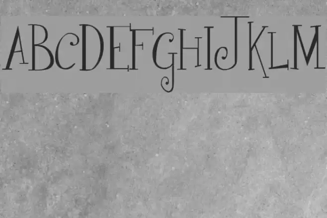 Curly Cue Font examples