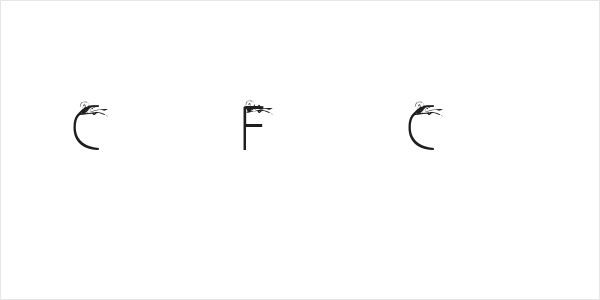 Curly Fleur Caps Logo