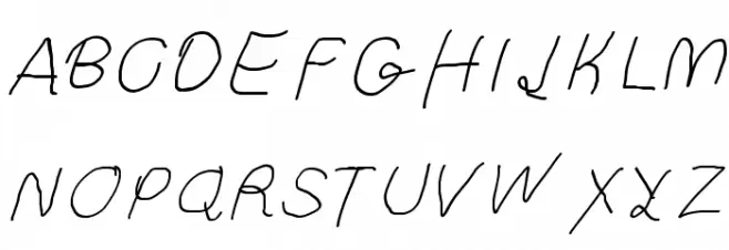 Curly Kue Italic Polices MAJUSCULES