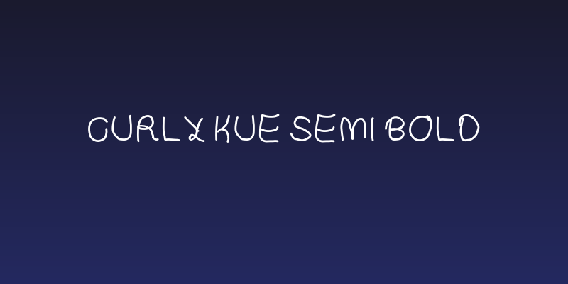 Curly Kue Semi Bold Social Header