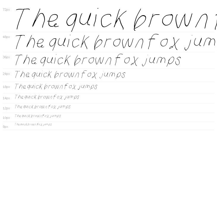 Curly Kue Thin Italic Waterfall