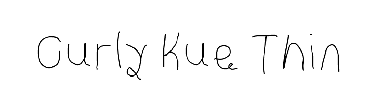 Curly Kue Thin  免费字体下载