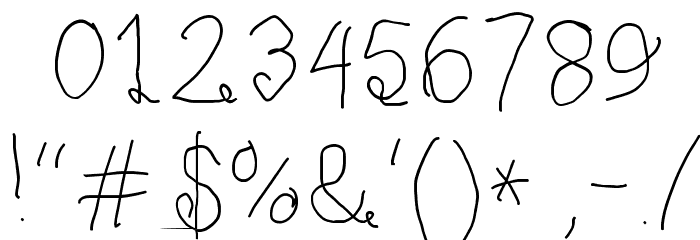 Curly Kue Thin Font OTHER CHARS