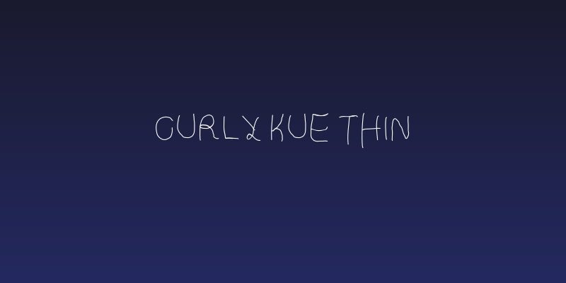 Curly Kue Thin Social Header