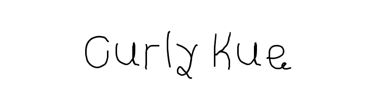 Curly Kue  Fuentes Gratis Descargar