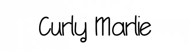 Curly Marlie  Fuentes Gratis Descargar