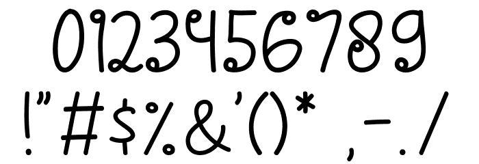 Curly Marlie Font OTHER CHARS