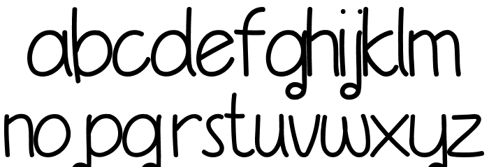 Curly Marlie Font LOWERCASE