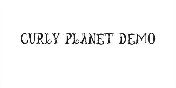 Curly Planet Demo Logo