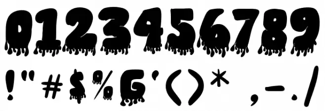 Curly Puth フォント その他の文字