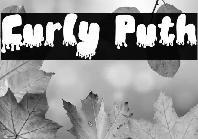 Curly Puth フォント examples