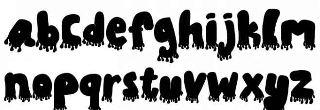 Curly Puth フォント 小文字