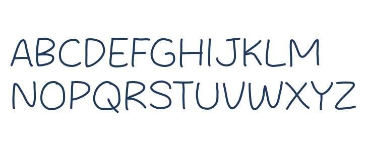 Curly Wave Uppercase