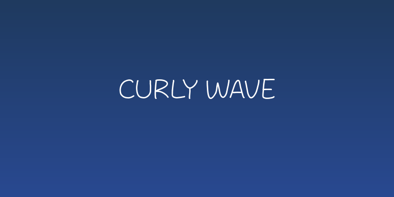 Curly Wave Social Header
