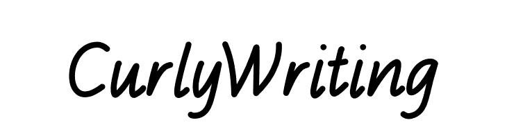 Curly Writing  Descarca Fonturi Gratis