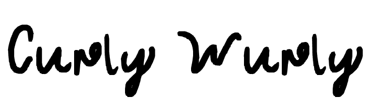Curly Wurly Font