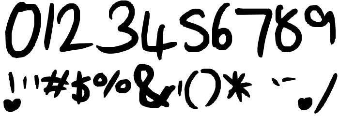 Curly Wurly Font OTHER CHARS