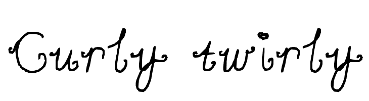 Curly twirly  Descarca Fonturi Gratis