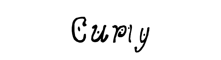 Curly  font caratteri gratis