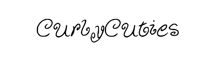 CurlyCuties  フリーフォントのダウンロード