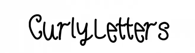 CurlyLetters  Fuentes Gratis Descargar