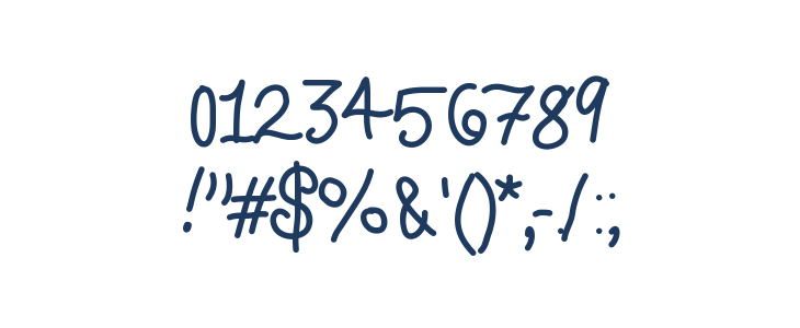 CurlyLetters Other Characters