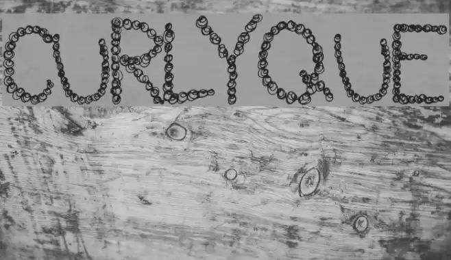 CurlyQue Font examples