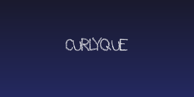CurlyQue Social Header
