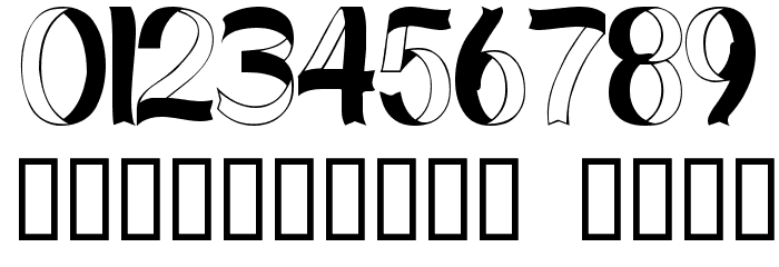 CurlyRibbons Font OTHER CHARS