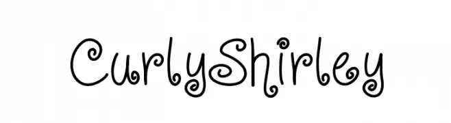 CurlyShirley  Frei Schriftart Herunterladen
