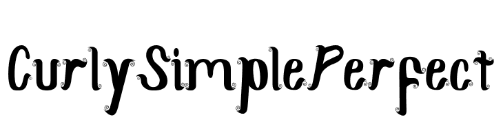 CurlySimplePerfect  免费字体下载
