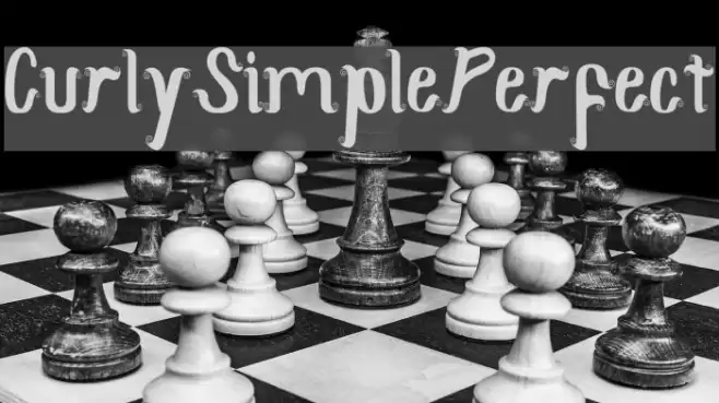 CurlySimplePerfect Font examples