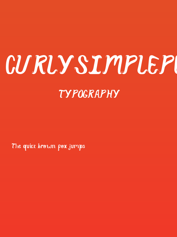 CurlySimplePerfect Poster