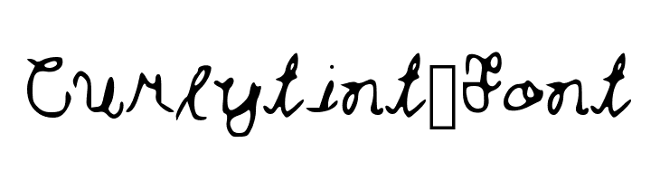 Curlytint_Font  baixar fontes gratis