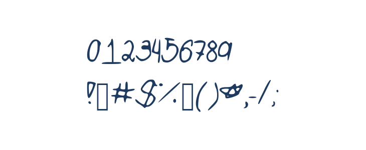 Curlytint_Font Other Characters