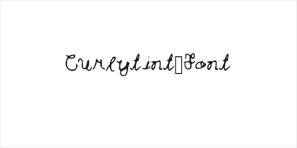 Curlytint_Font Logo