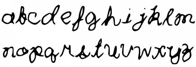Curlytint_Font Caratteri MINUSCOLO