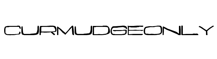 Curmudgeonly Font