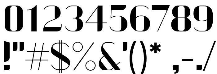 Currency-Regular Font OTHER CHARS