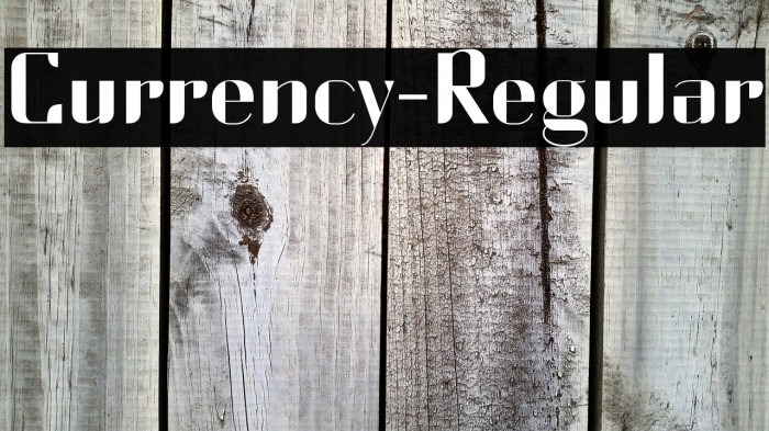 Currency-Regular Example 1