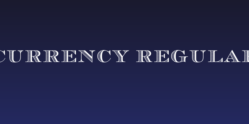 Currency Regular Social Header