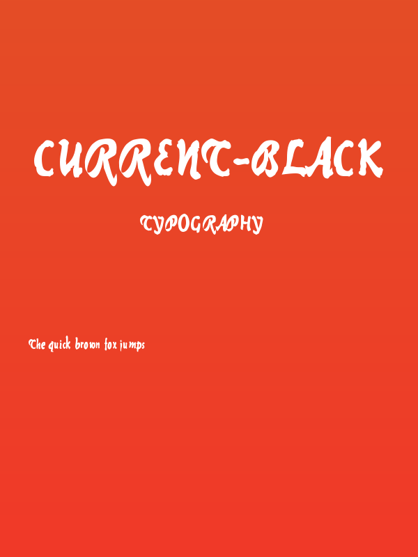 Current-Black Poster