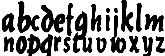 Current-Black Font LOWERCASE