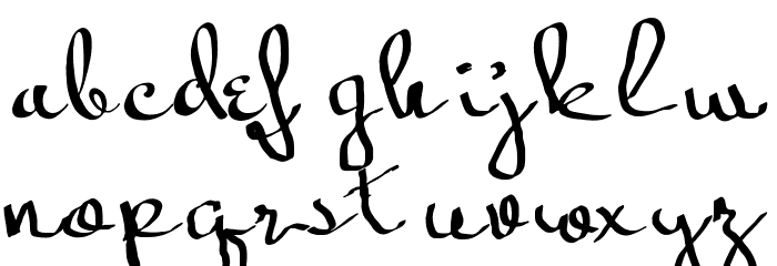 Current status Font LOWERCASE