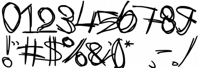 CurrentlyLiving Font OTHER CHARS