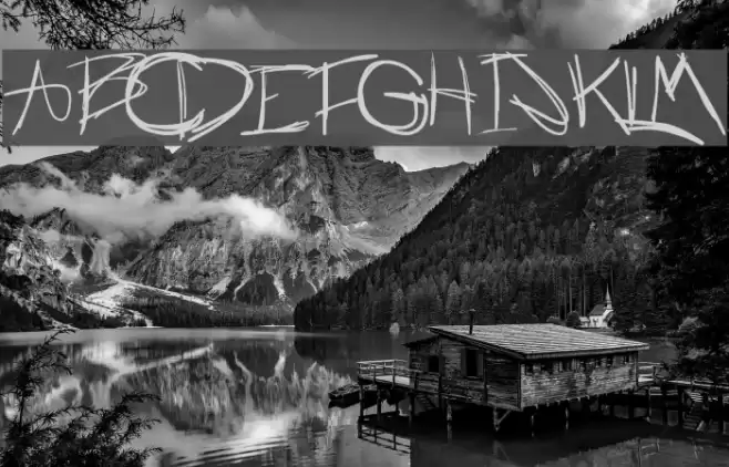 CurrentlyLiving Font examples